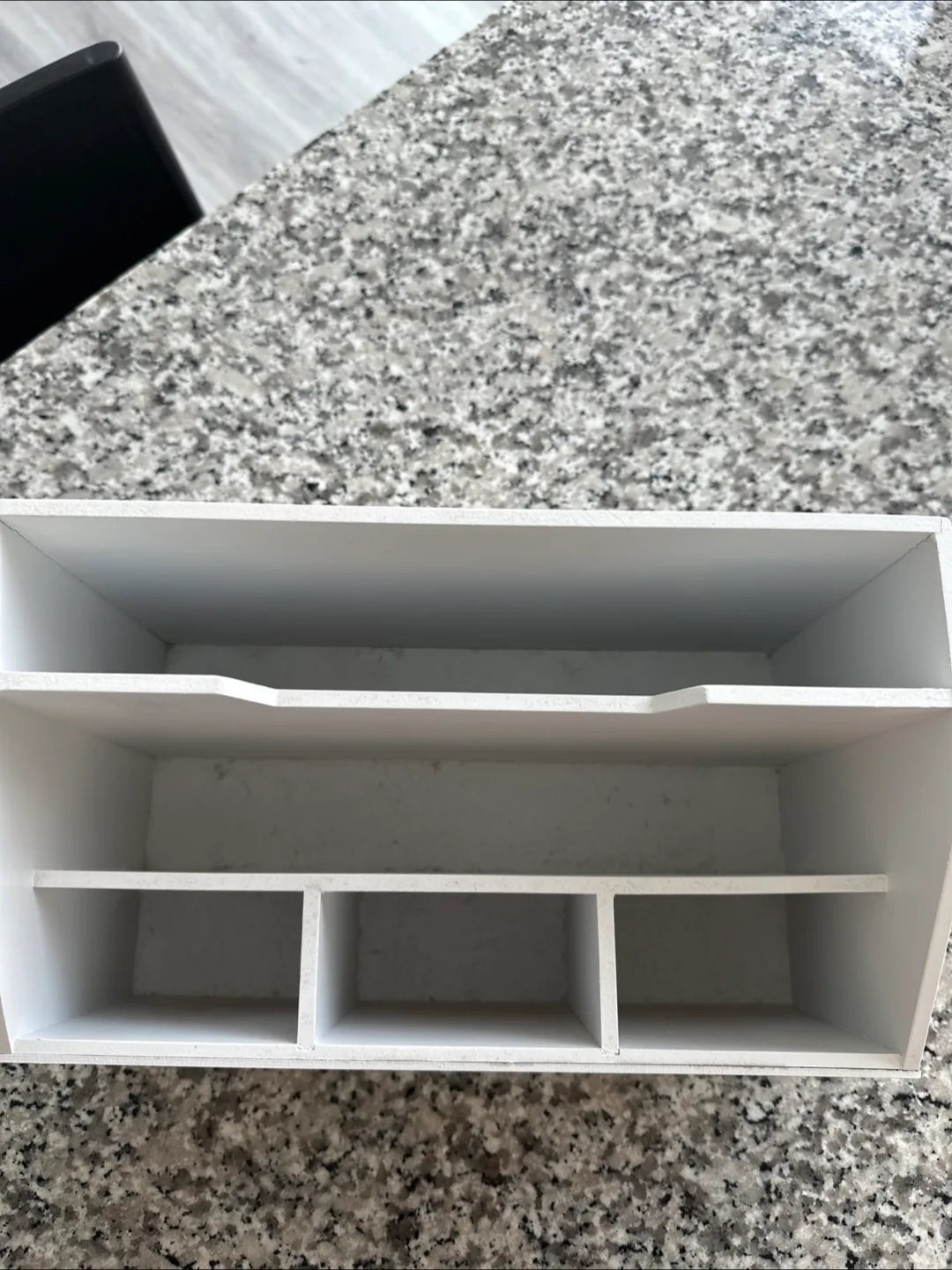 MUST GO JULY24‼️White Wooden Desk Organizer image indicator(3)