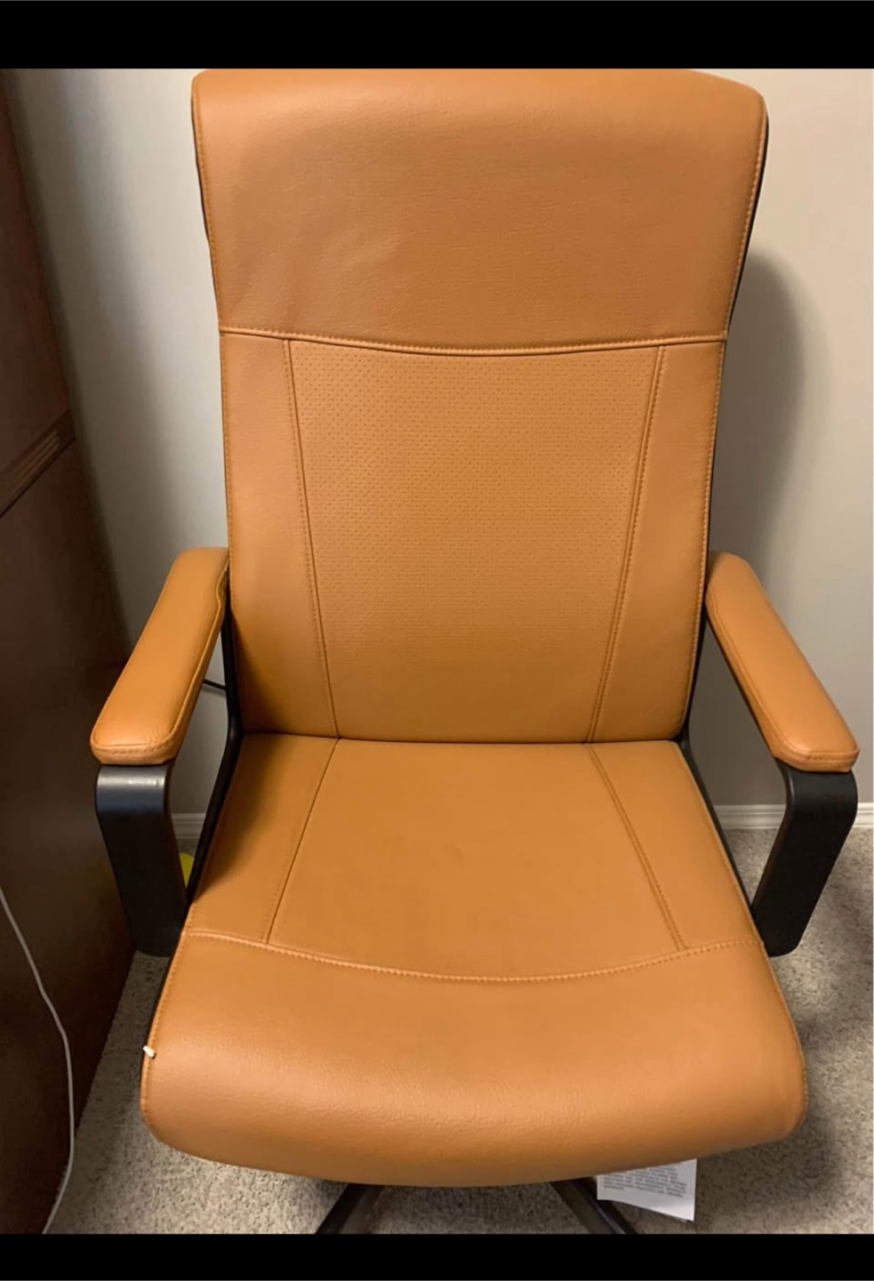 IKEA Millberget Swivel Chair - Murum Golden Brown