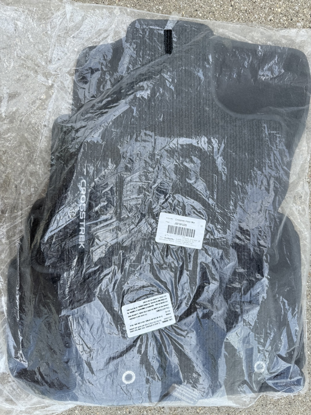2019 Subaru Crosstrek carpet floor mats