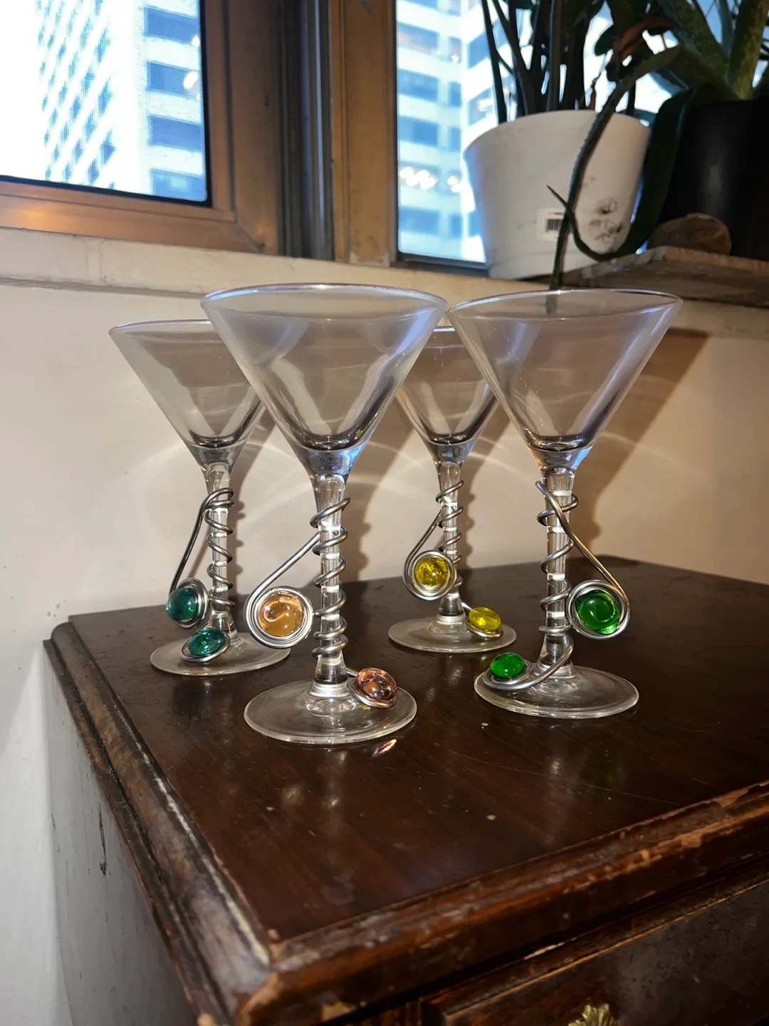 Set of crystal Cocktail Glasses thumbnail