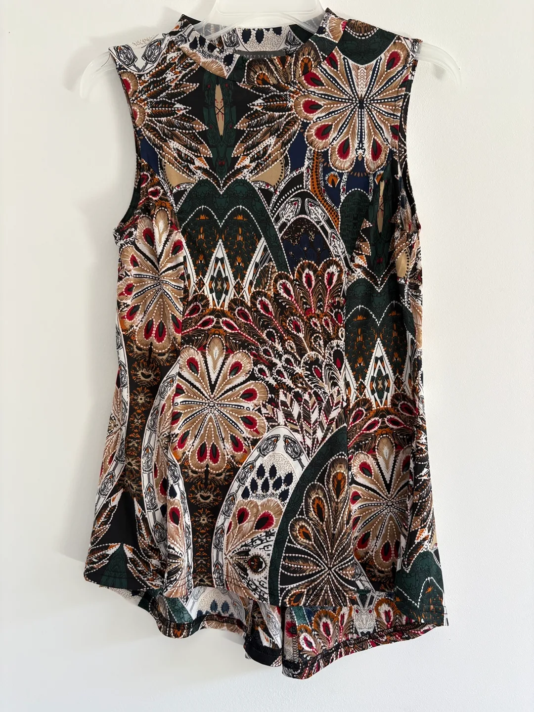 Sleeveless Tunic Top - Multi-colour image indicator(2)