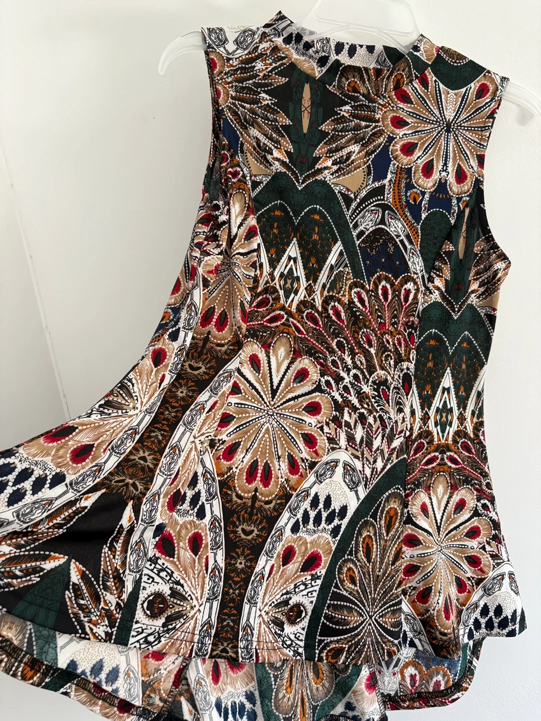 Sleeveless Tunic Top - Multi-colour thumbnail