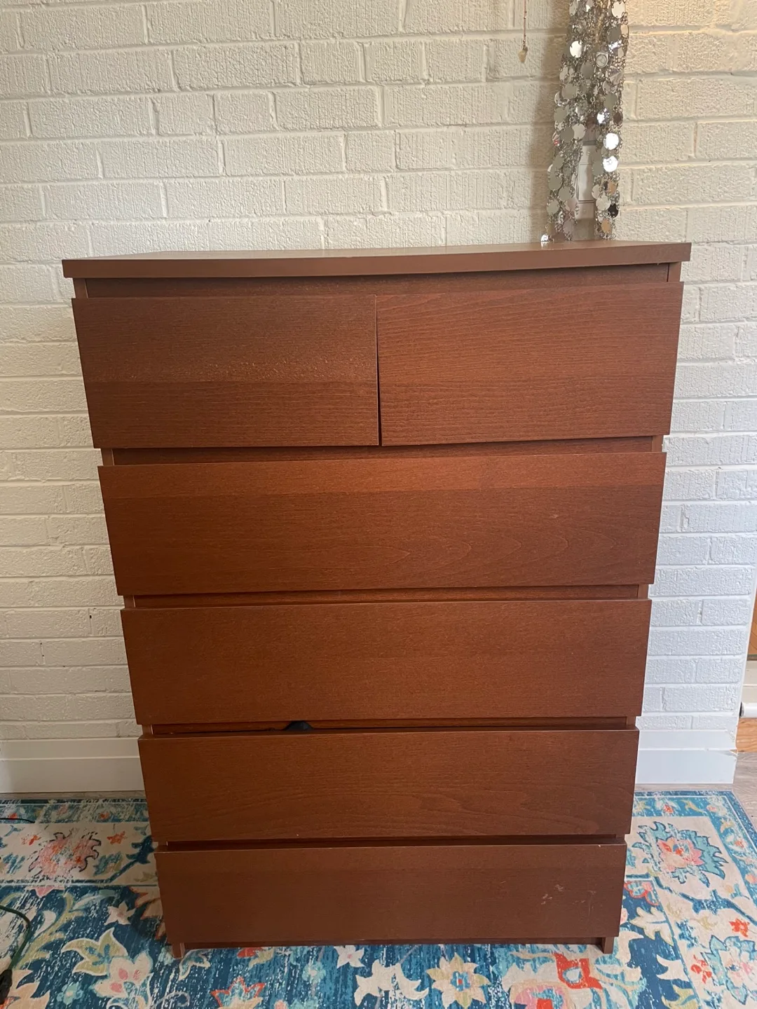 IKEA Malm 6 Drawer Dresser thumbnail