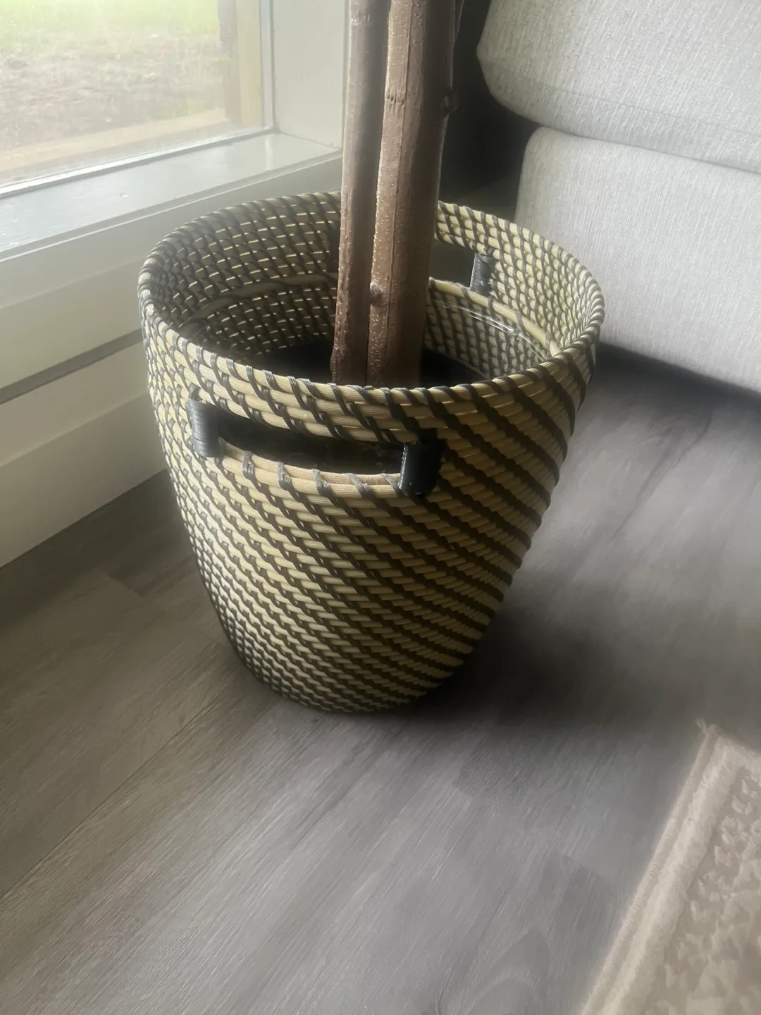 Faux Ficus Tree in Basket image indicator(3)