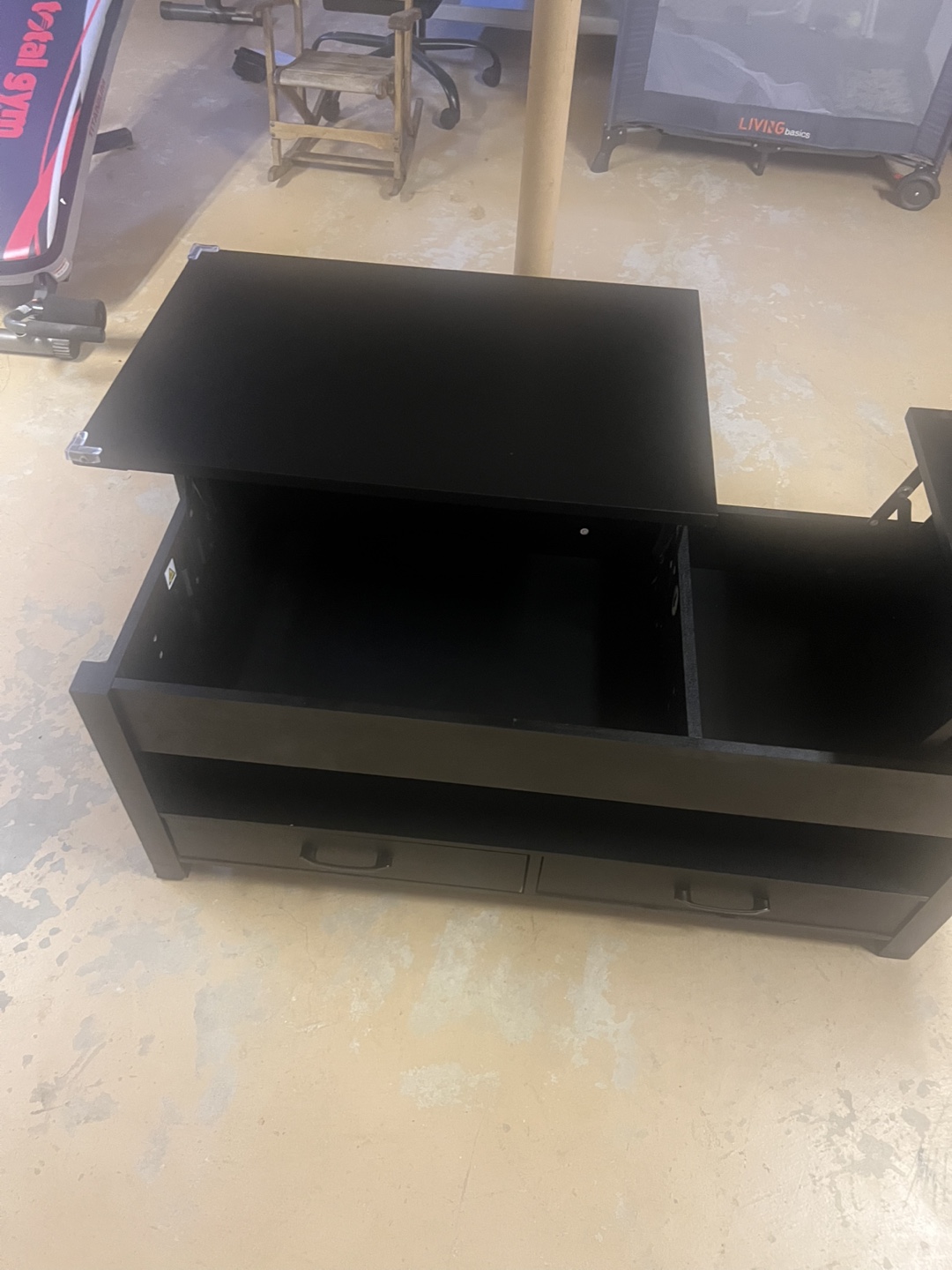 Black Lift Top Coffee Table - photo 4