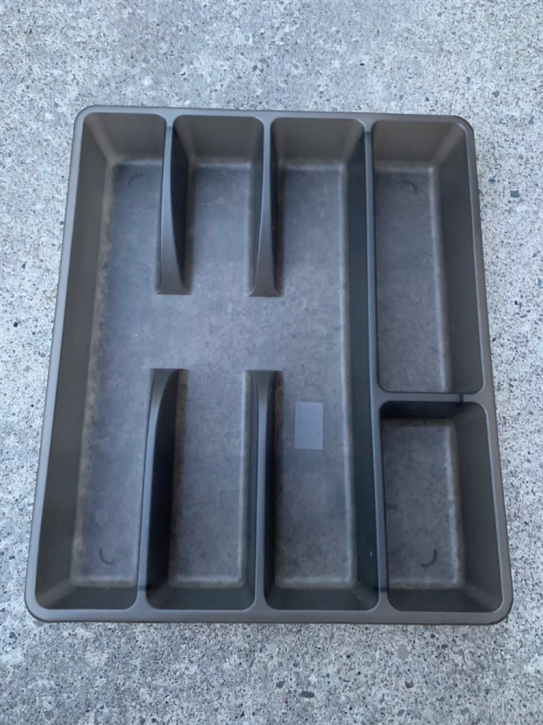 Grey Cutlery Drawer Organizer thumbnail