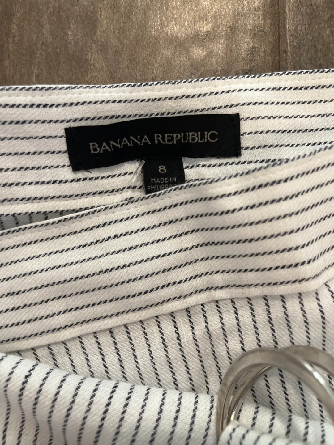 Banana Republic Striped Wrap Skirt - Size 8 image indicator(2)