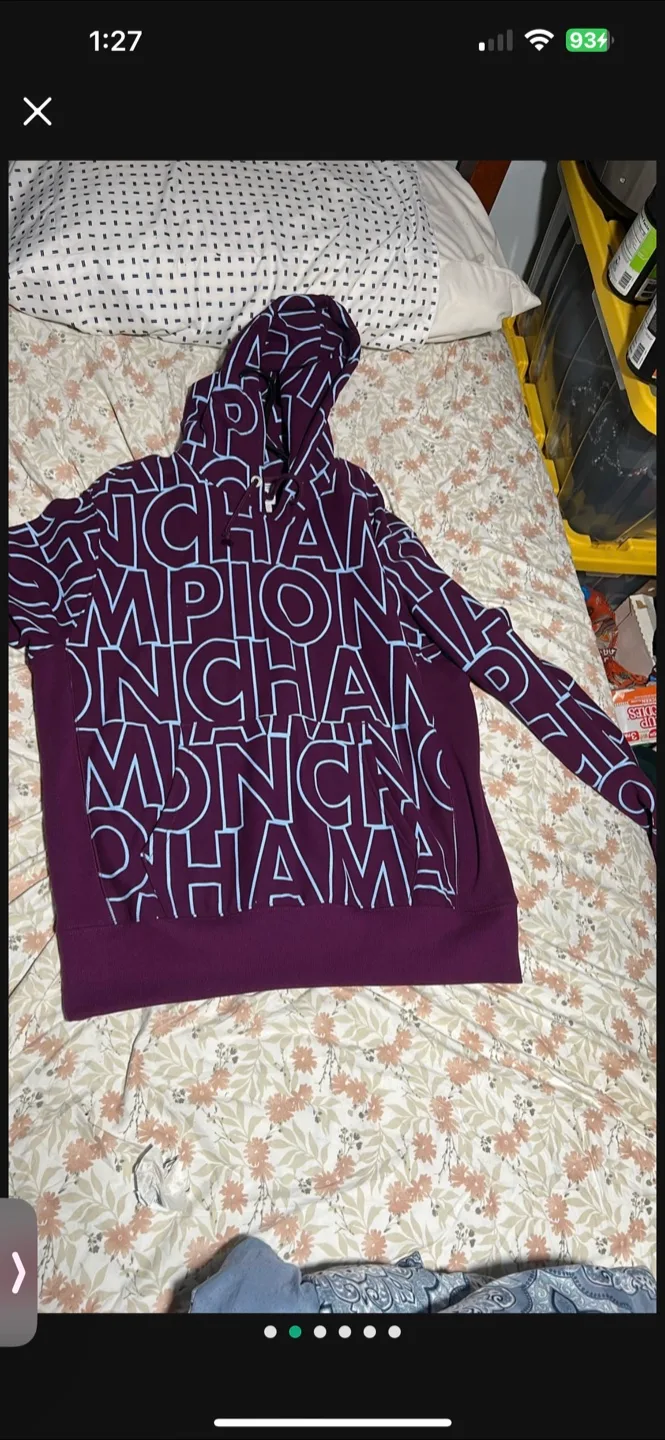 Champion Reverse Weave Hoodie - Large thumbnail