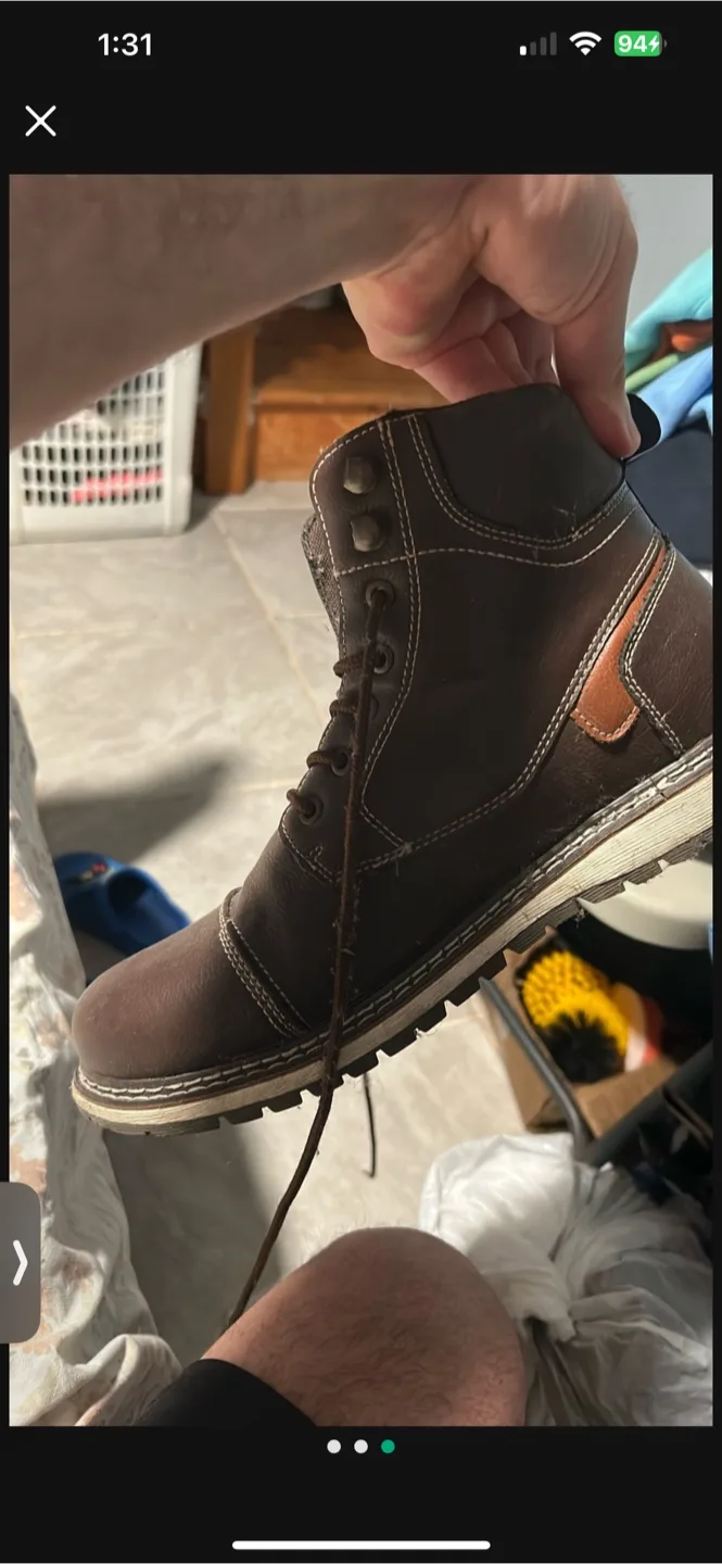 Men's Brown Leather Ankle Boots thumbnail