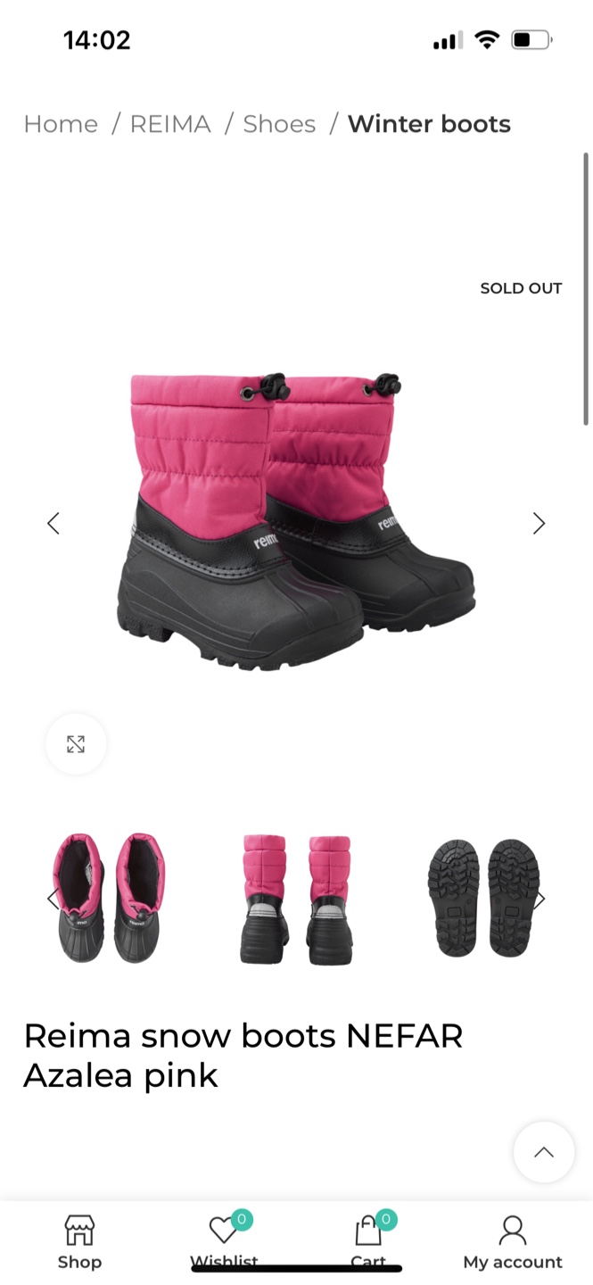Reima Winter Boots NEFAR Azalea Pink US 3.5 - photo 4