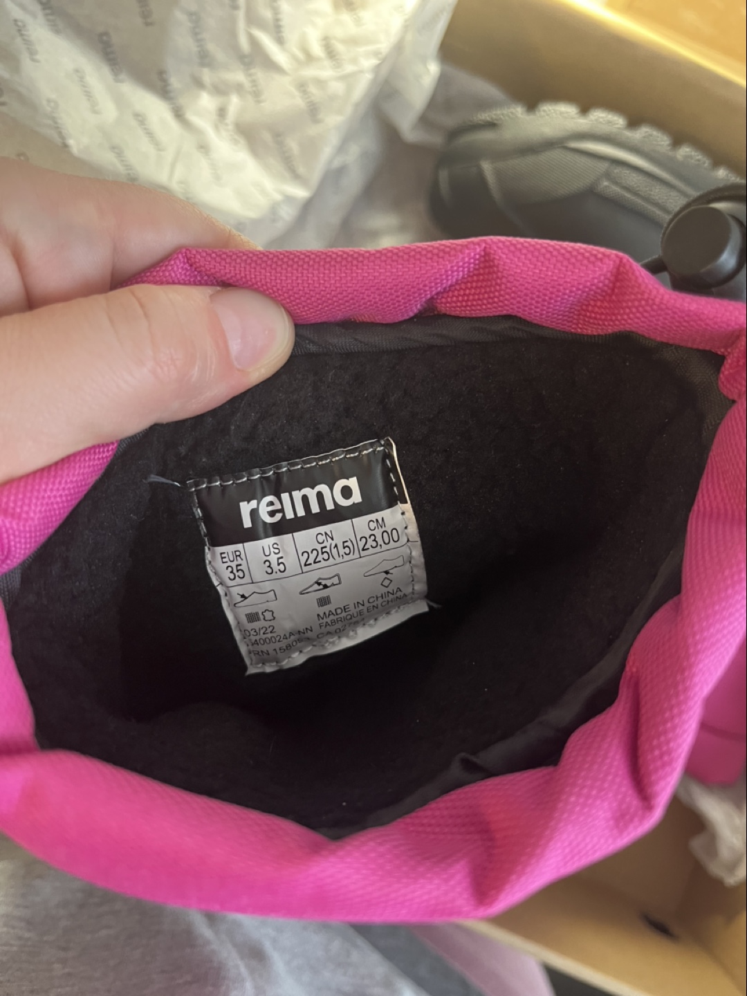 Reima Winter Boots NEFAR Azalea Pink US 3.5 - photo 2