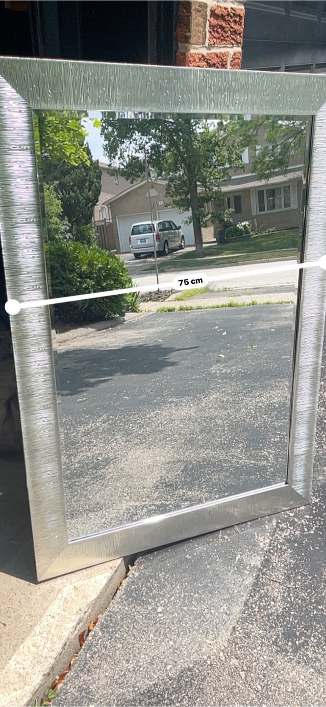 BOUCLAIR Silver Framed Mirror - photo 4