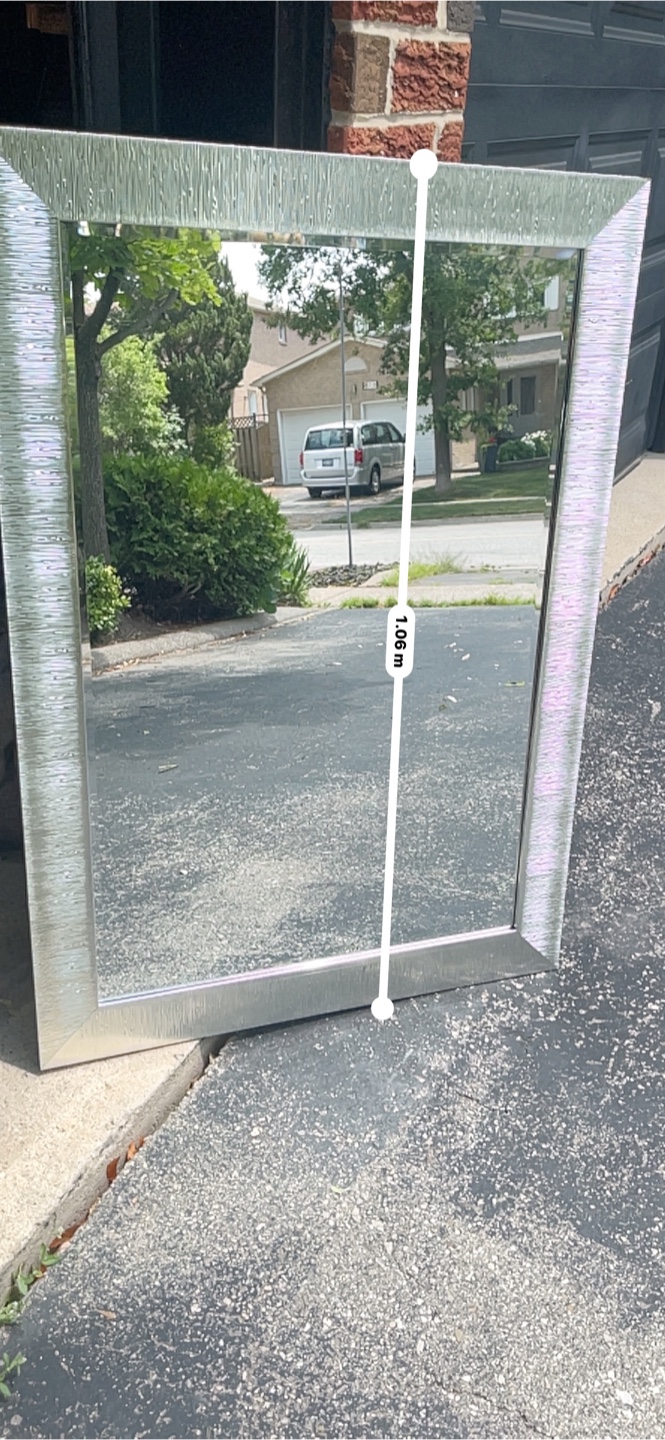 BOUCLAIR Silver Framed Mirror - photo 5