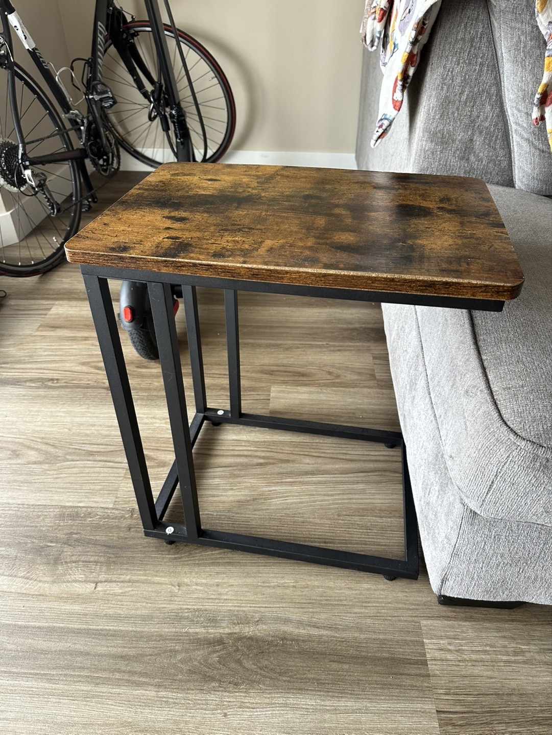 Brown & Black End Table - photo 2