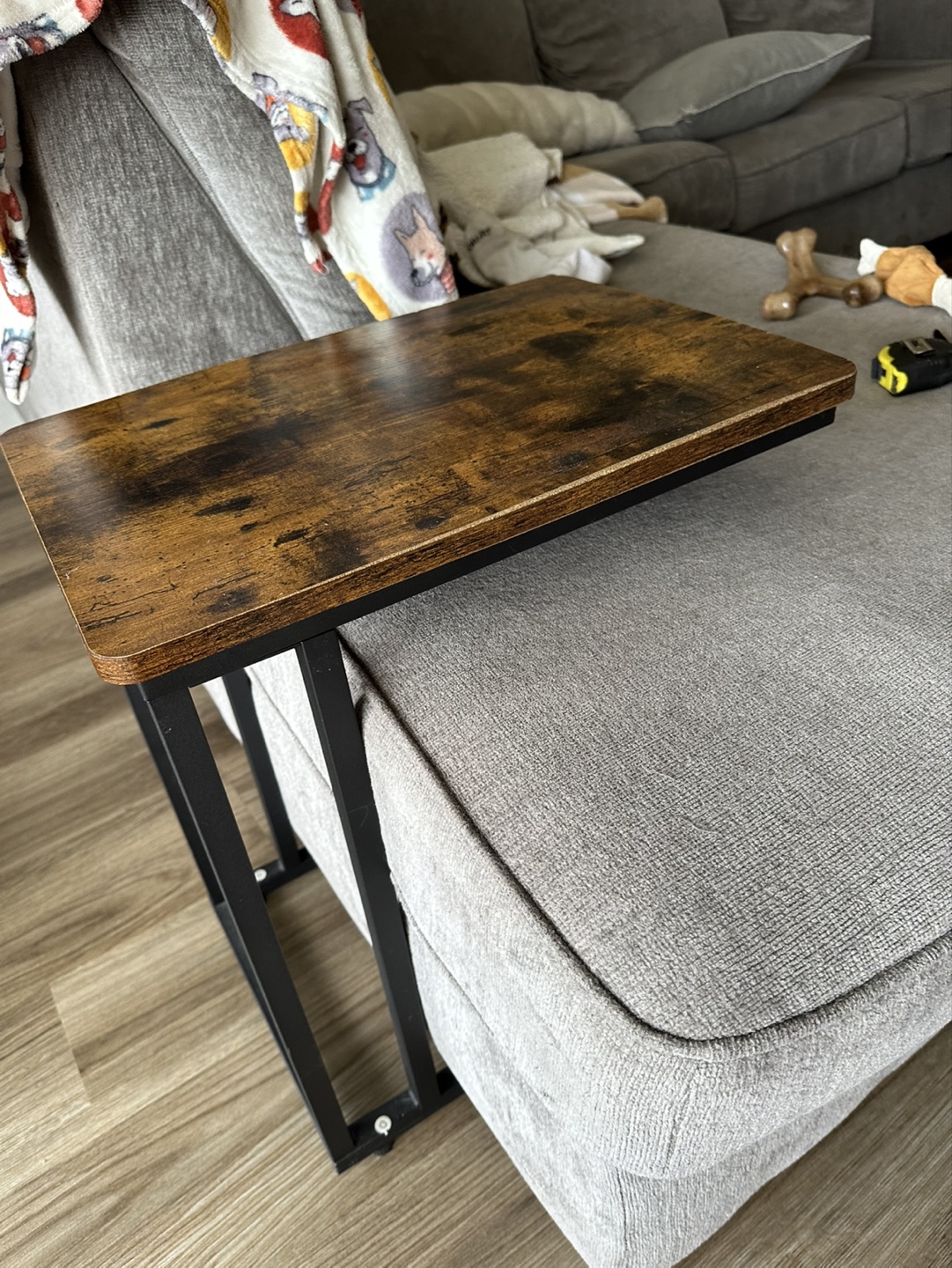 Brown & Black End Table - photo 3