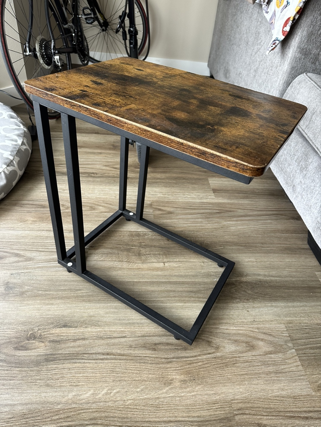 Brown & Black End Table - photo 4