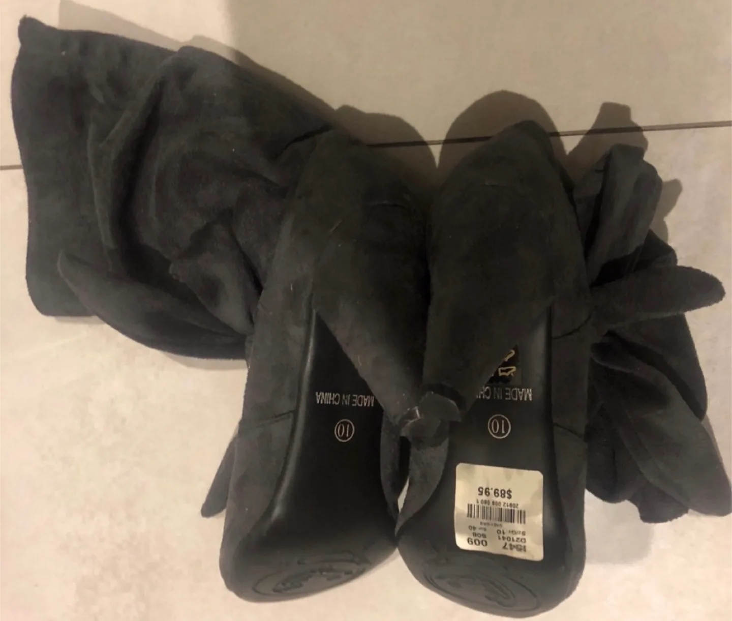 Grey Heeled Boots - Size 10 image indicator(2)