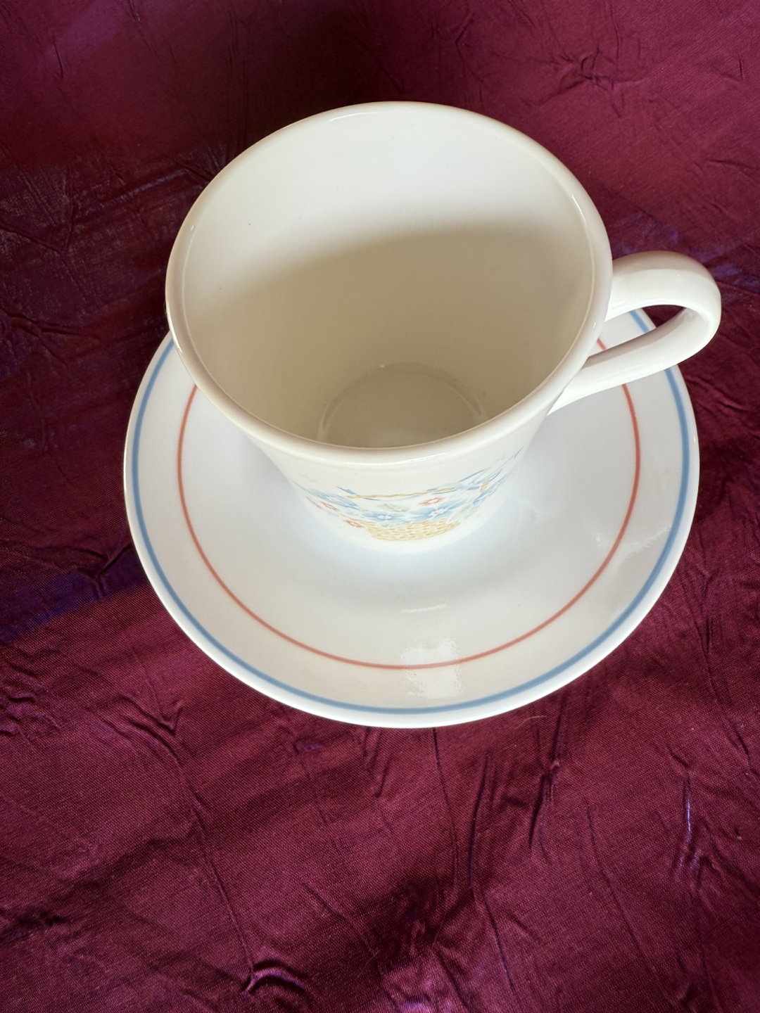 Vintage Corningwear corelle country cornflower teacup set - photo 3