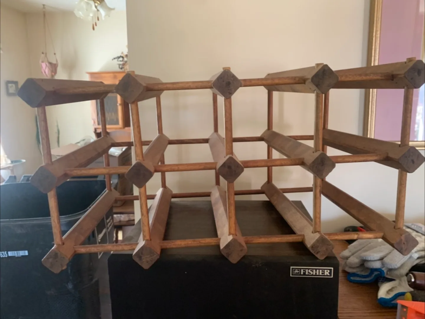 Wooden Wine Rack thumbnail
