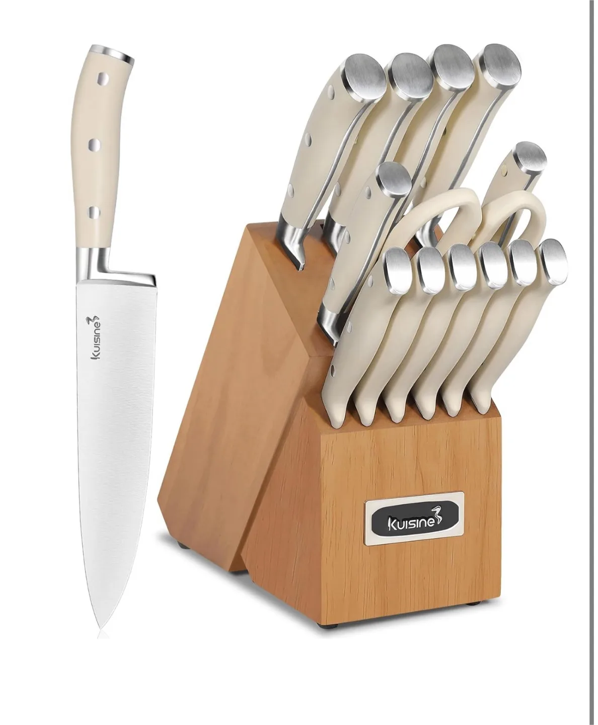 Kuisine 13-Piece Knife Block Set w/ Sharpener thumbnail