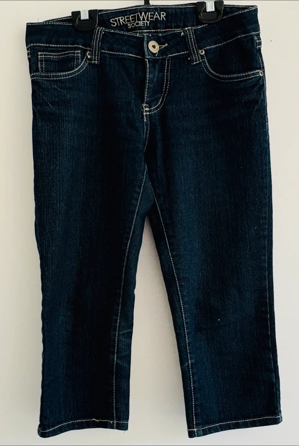 Streetwear Society Dark Blue Jeans! Size 7 thumbnail
