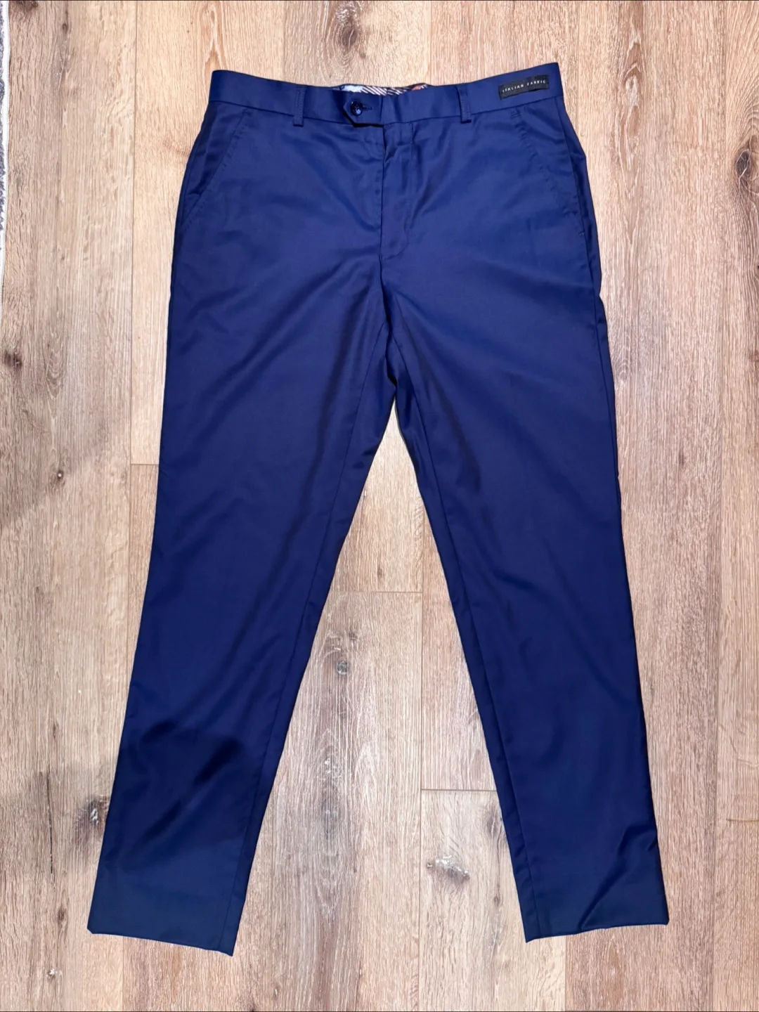 Ted Baker London Modern Fit Blue Trousers thumbnail