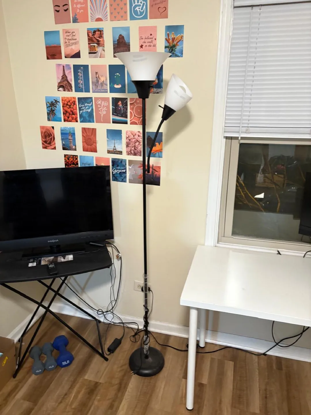 Floor Lamp with Two Lights thumbnail