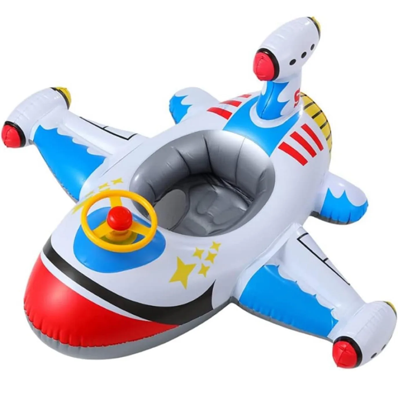 New Inflatable Airplane Baby Pool Float thumbnail