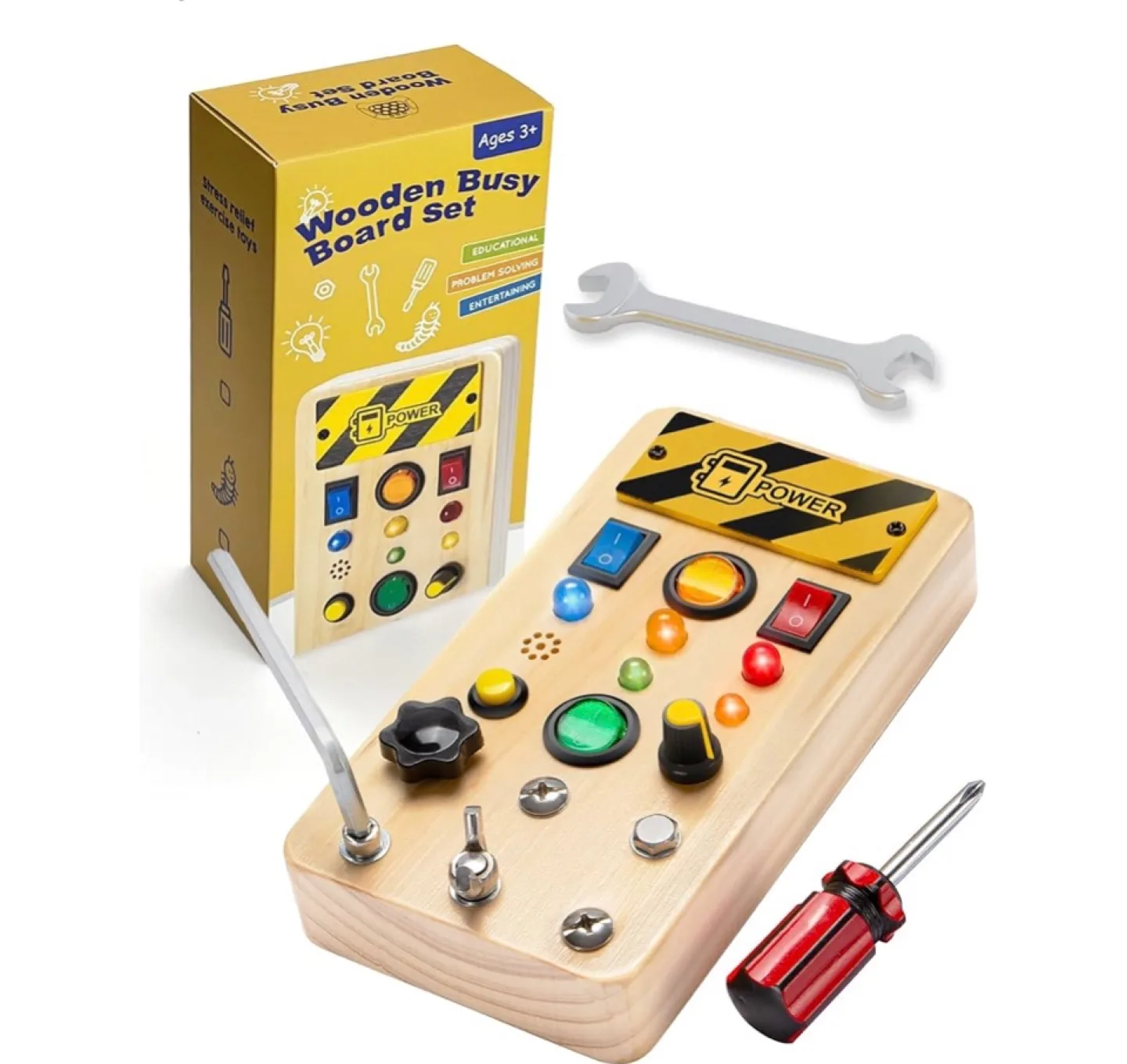 Wooden Busy Board image indicator(2)