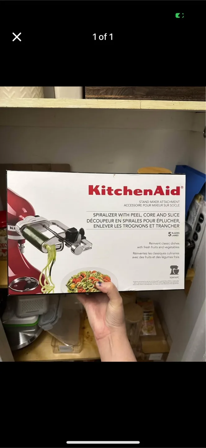 KitchenAid Spiralizer Attachment - New in Box! thumbnail
