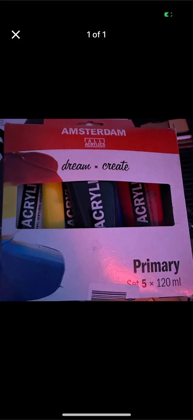 Amsterdam Acrylic Paint Set - Primary Colors thumbnail
