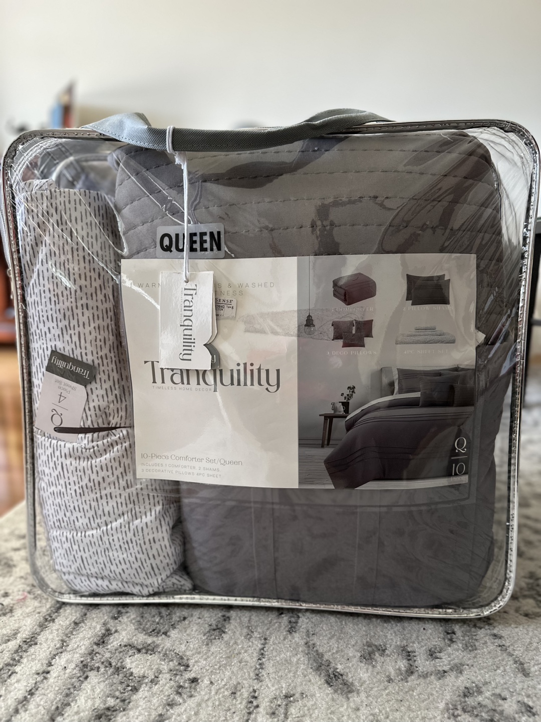 Tranquility 10-Piece Queen Comforter Set - photo 3
