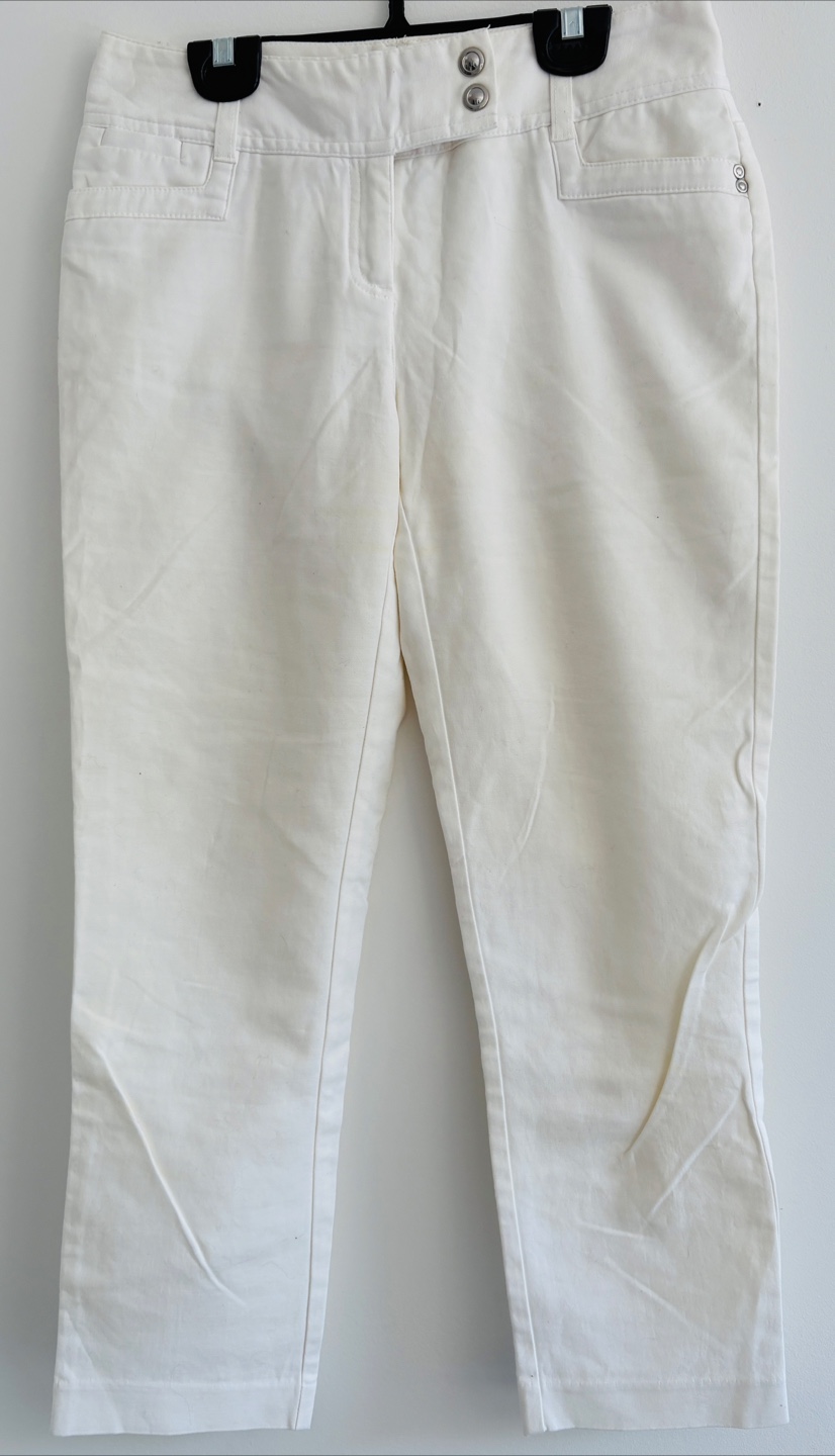 A Very Stylish Style&co. White Stretch Pants - Size 6