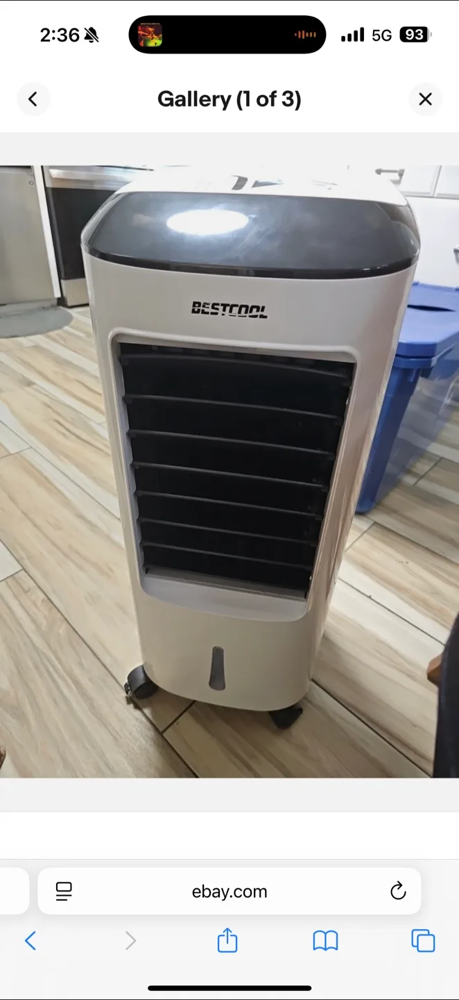 BESTCOOL Portable Evaporative Air Cooler thumbnail