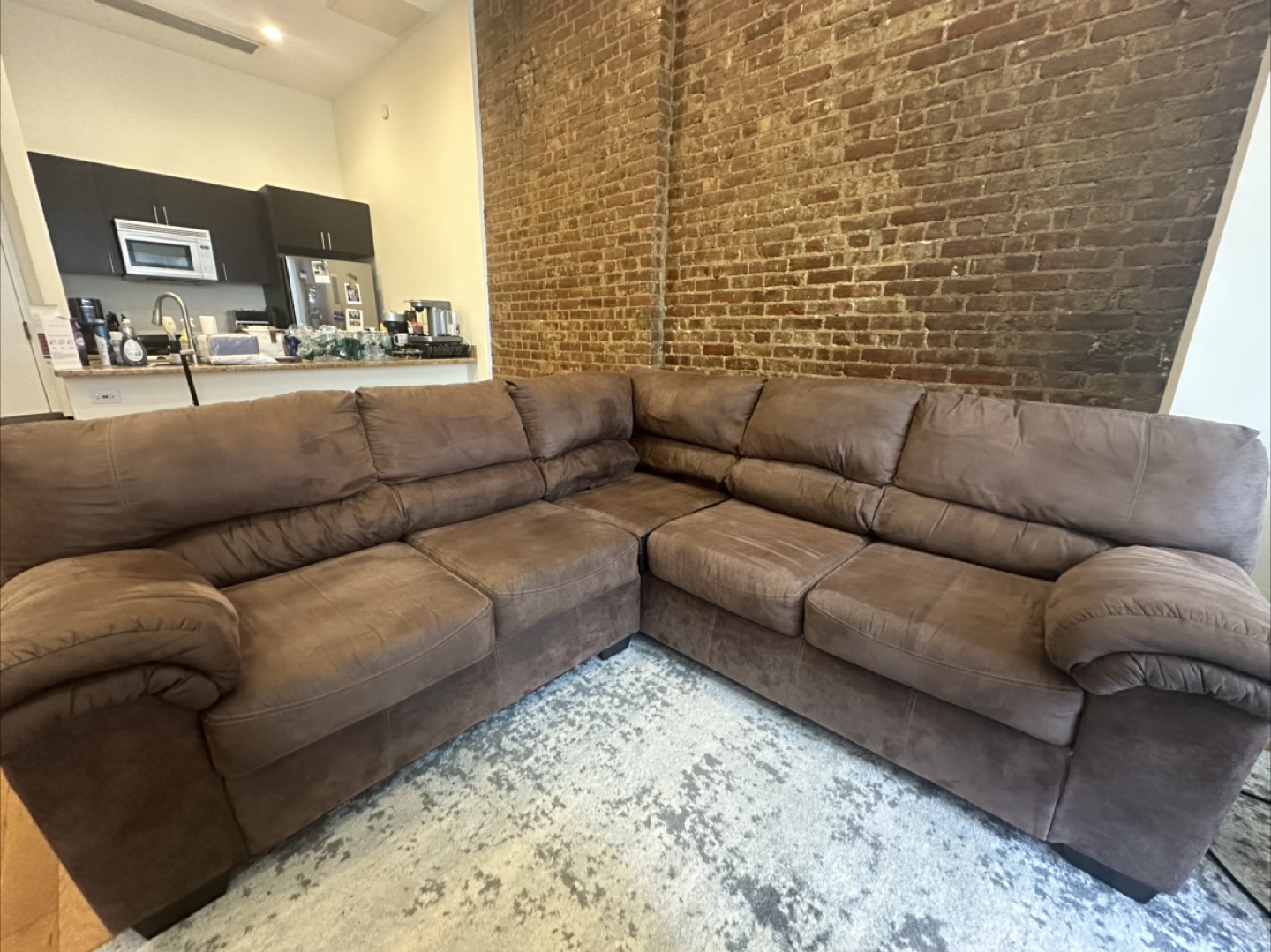 Brown Sectional Sofa