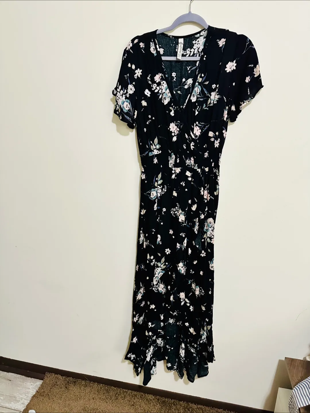 American Rag Floral Faux Wrap Maxi Dress thumbnail