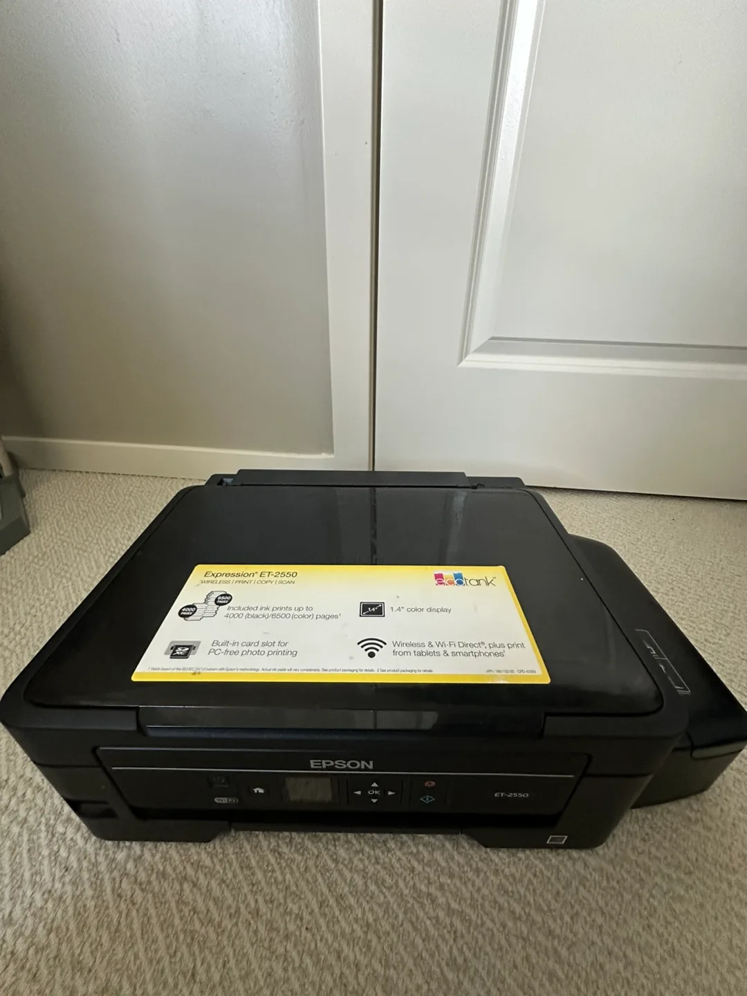 Epson Expression ET-2550 Wireless Printer