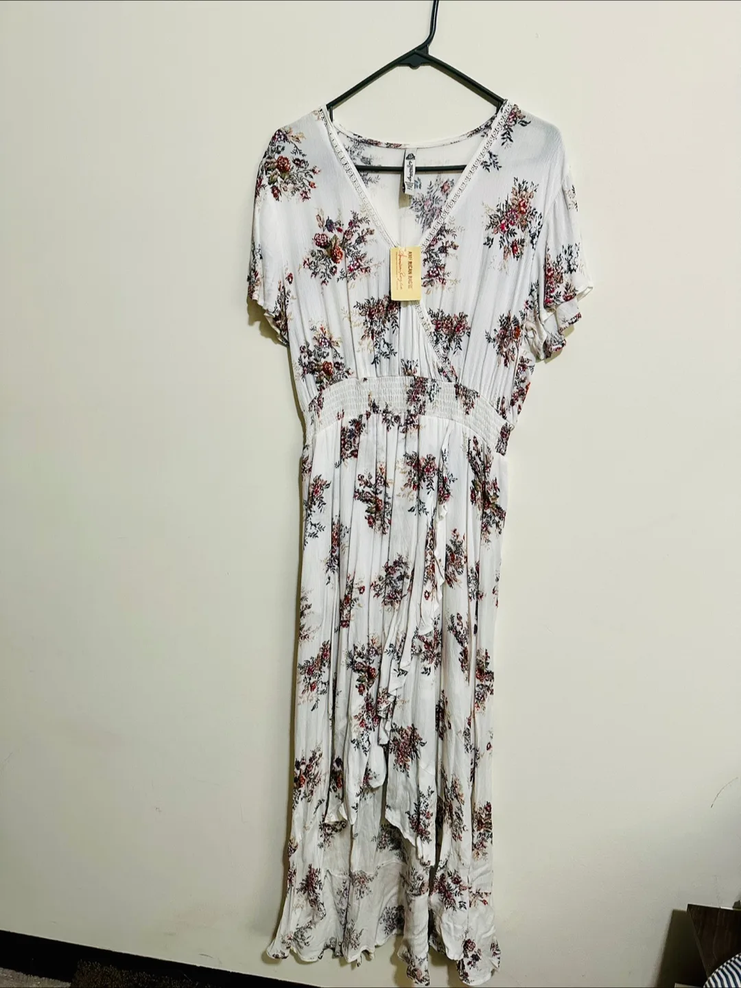 Kohl's Floral Wrap Maxi Dress - Size L thumbnail