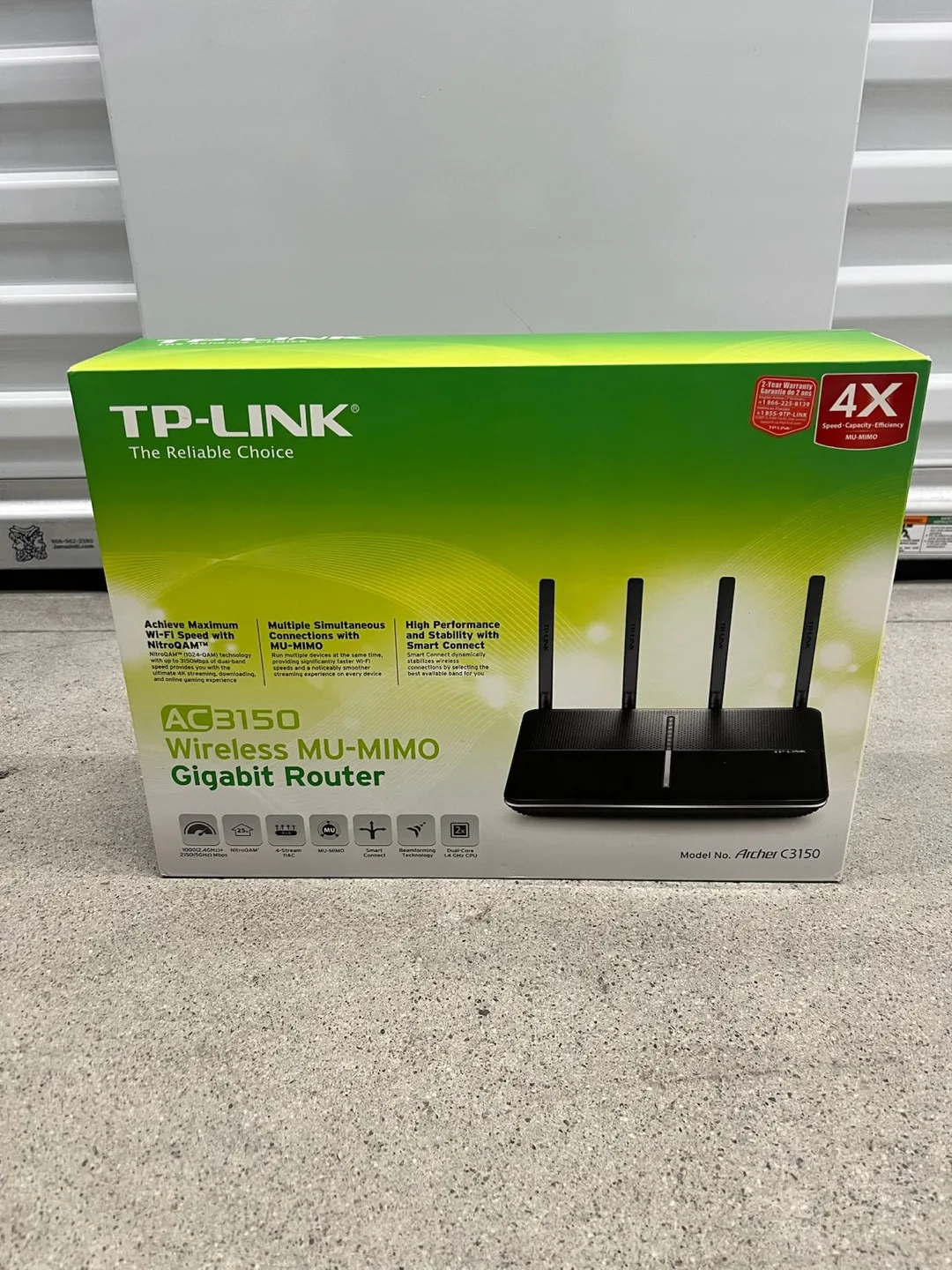 New TP-Link AC3150 Wireless MU-MIMO Gigabit Router thumbnail