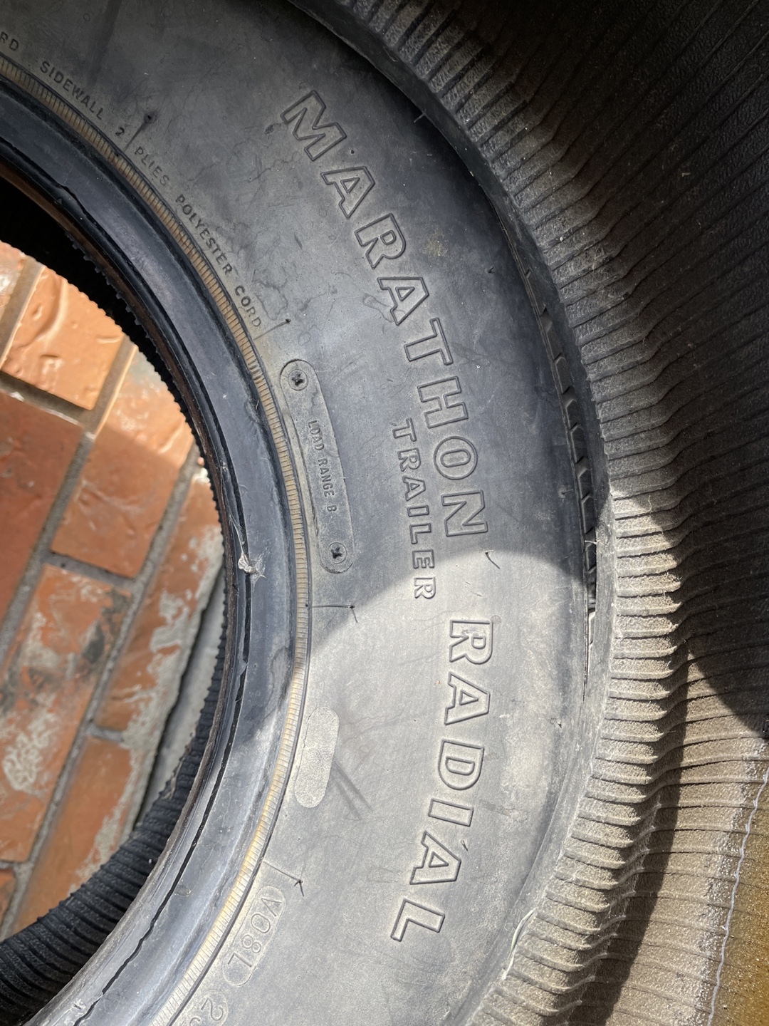 Pair of Goodyear Marathon Radial Trailer Tires - photo 3