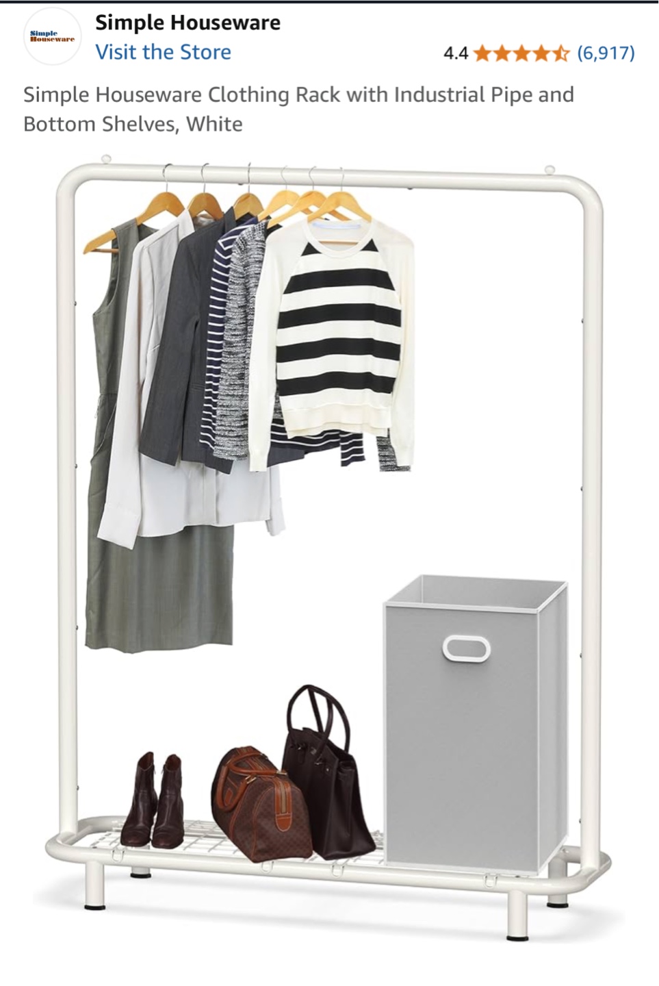 White Clothing Rack