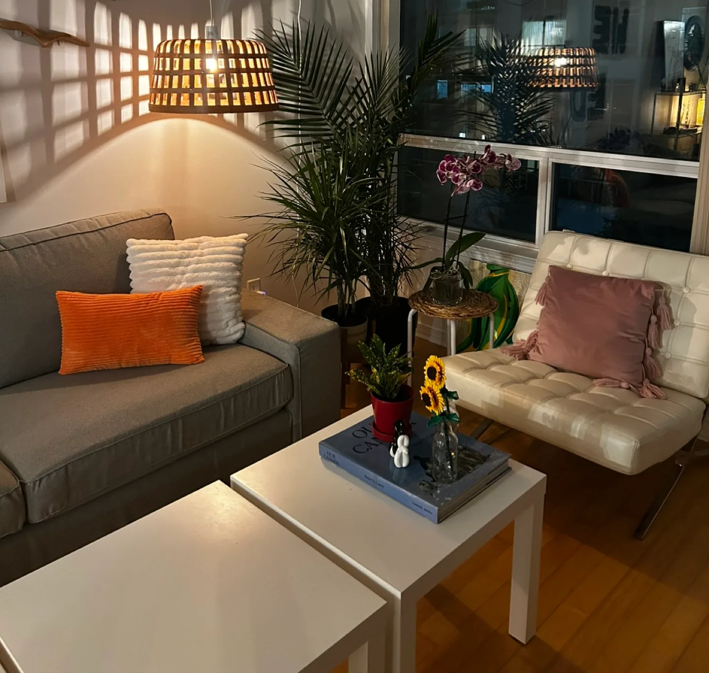 IKEA Lack White Side Table - 55x55 cm thumbnail
