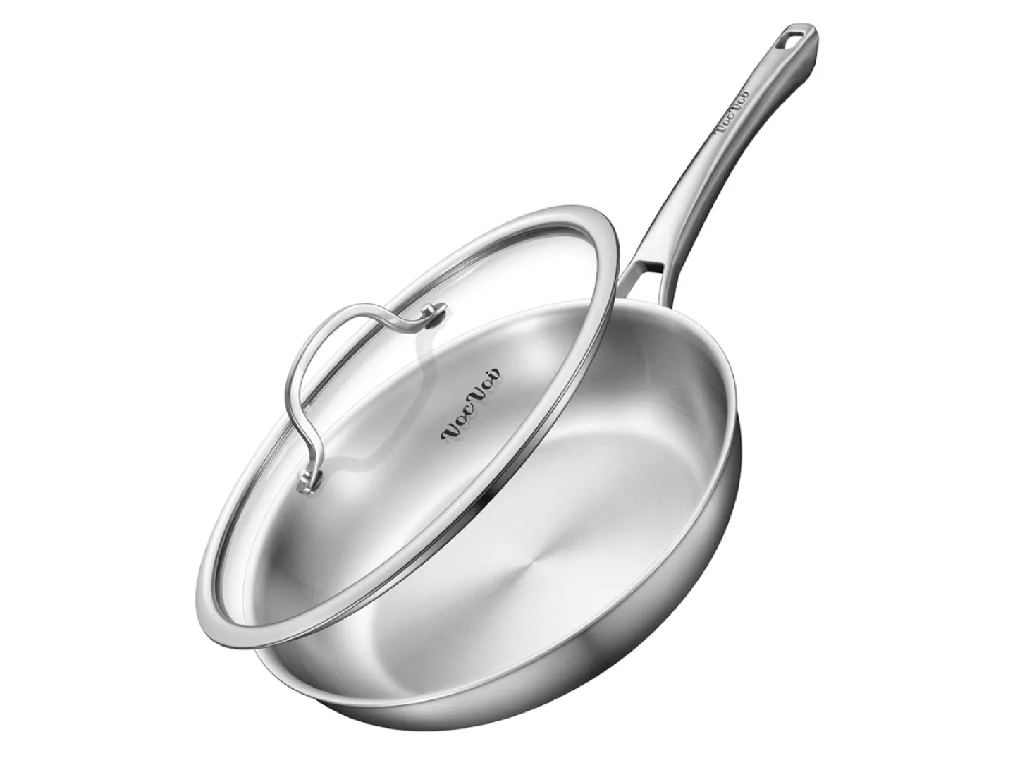 VEDNHOL 12 inch Tri-Ply Stainless Steel Frying Pan thumbnail