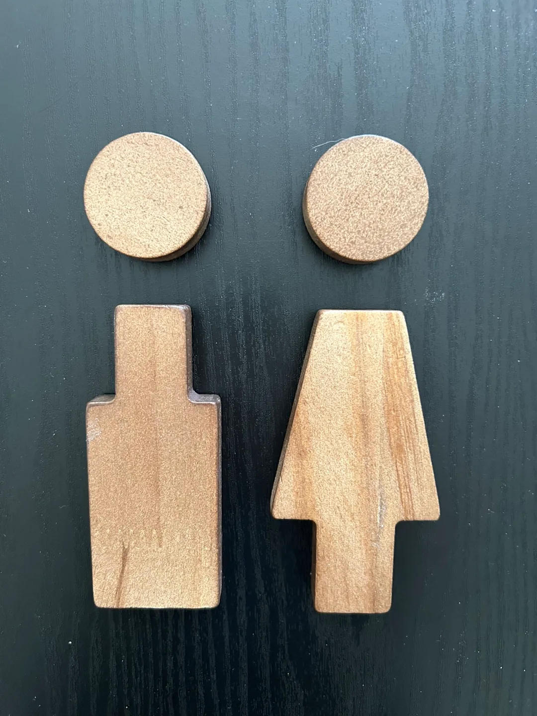 Wooden Bathroom Symbols thumbnail