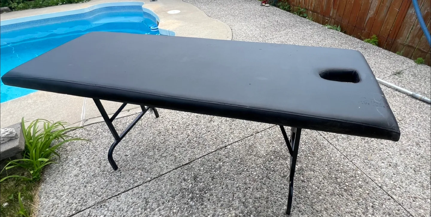Portable Massage Table - Black thumbnail