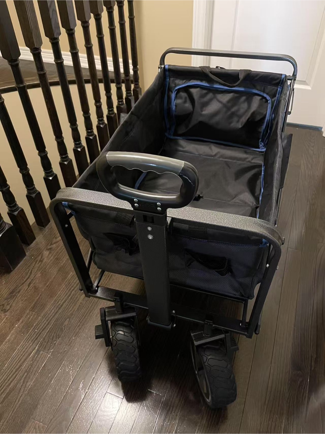 Folding Wagon Cart - Black