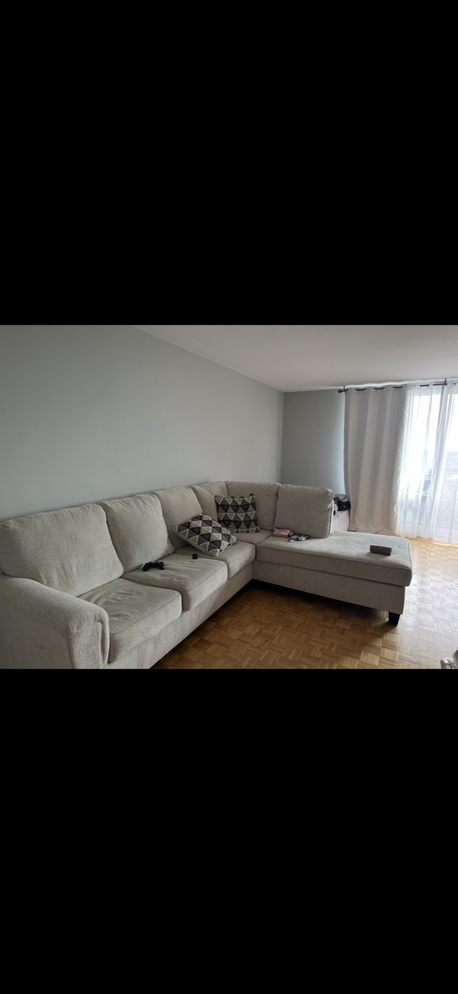 Beige Sectional Sofa/Couch