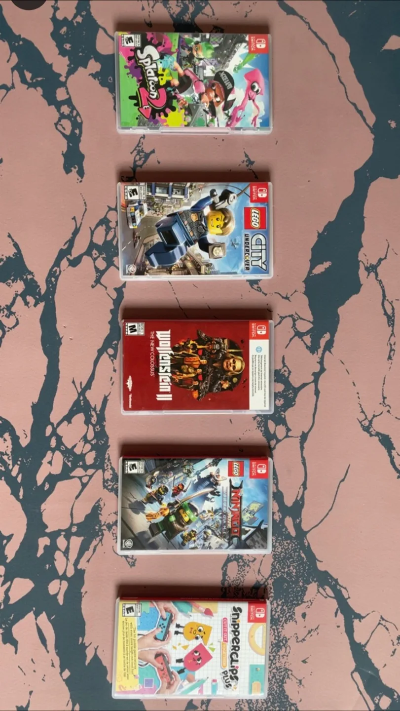 Nintendo Switch Games: Splatoon 2, LEGO City, Wolfenstein II thumbnail