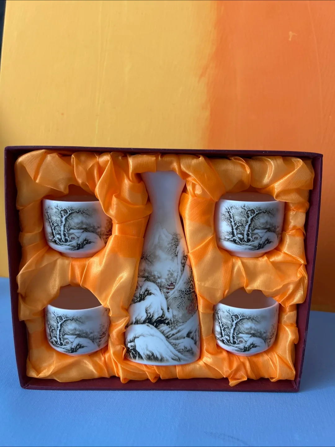 Sake Set with Box thumbnail