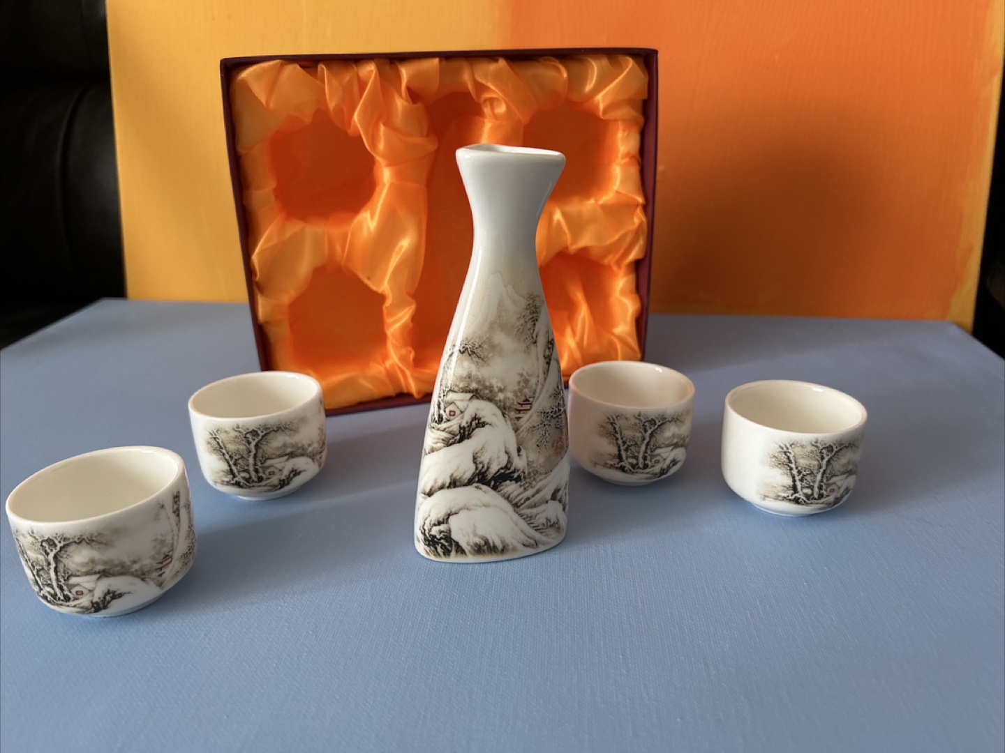 Sake Set with Box - photo 2